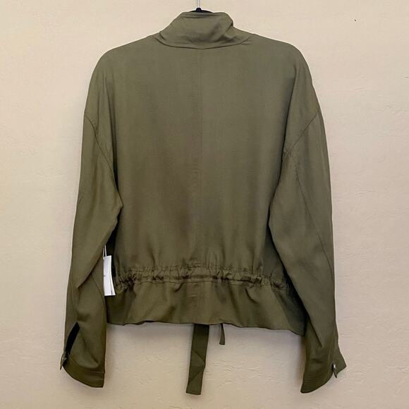 NWT Tularosa Avery Stand Collar Jacket in Green - Picture 6 of 10